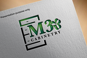 Logo Design by alexdarah for M3 Cabinetry | Design: #34727670