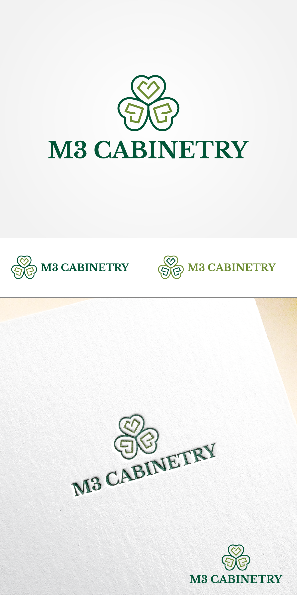 Logo-Design von eLDRdsgn für M3 Cabinetry | Design #34764975