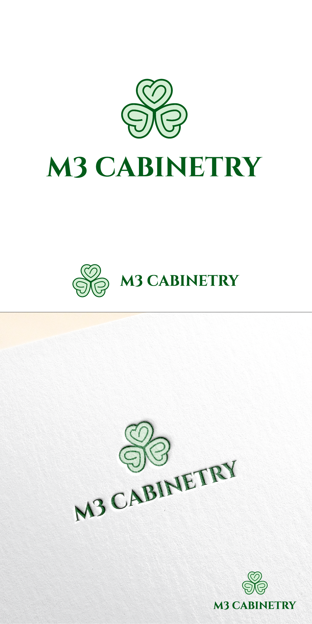 Logo Design by eLDRdsgn for M3 Cabinetry | Design #34764982