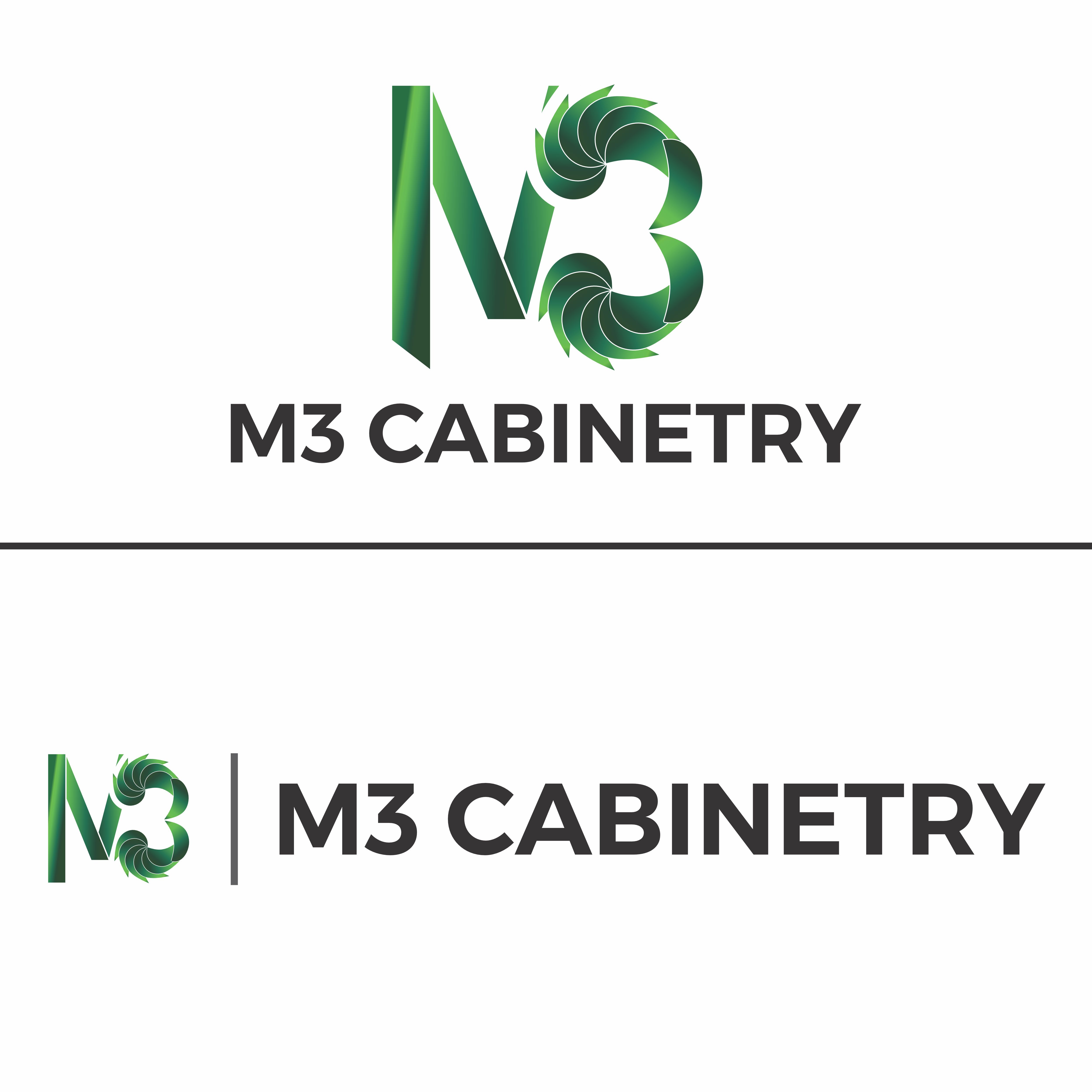 Logo Design by Shahantastic for M3 Cabinetry | Design #34767154