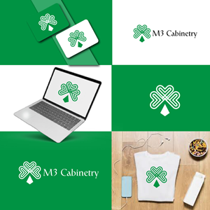 Logo Design by dianagargaritza for M3 Cabinetry | Design: #34747408