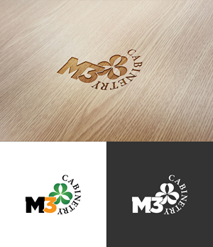 Logo Design by EIE_Designs for M3 Cabinetry | Design: #34944021