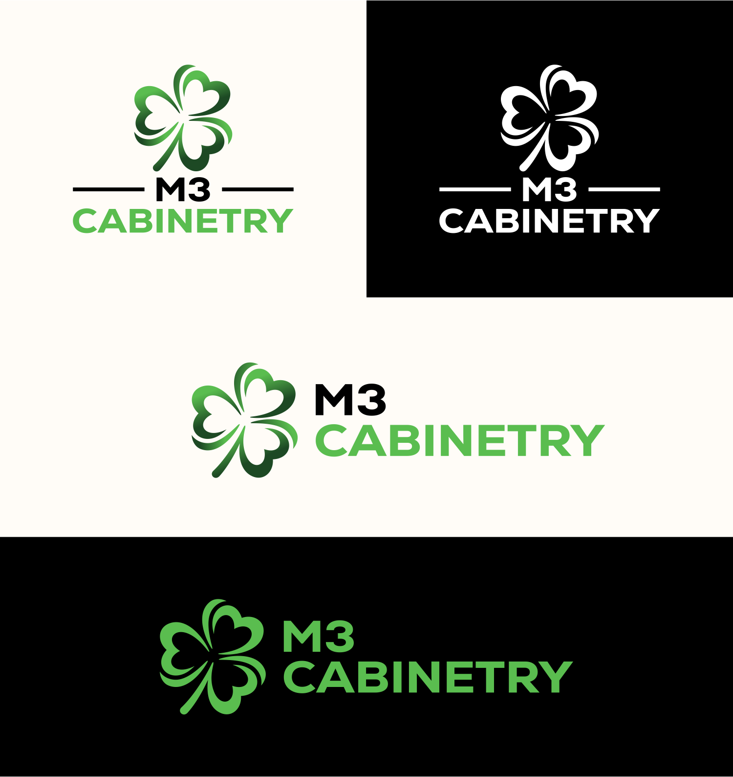 Logo Design by fatih 10 for M3 Cabinetry | Design #34735240