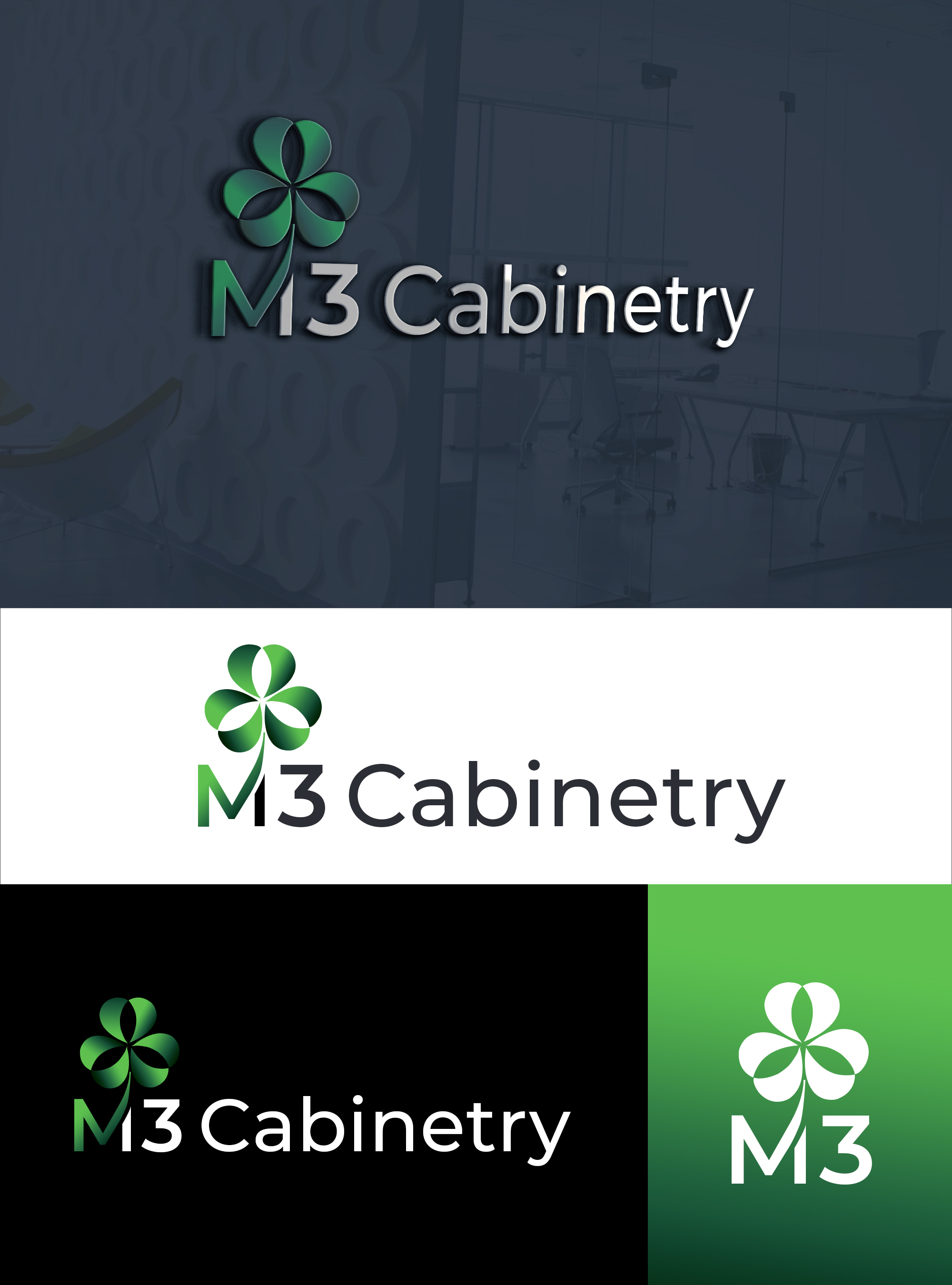 Logo-Design von mahfuz1450r für M3 Cabinetry | Design #34741801