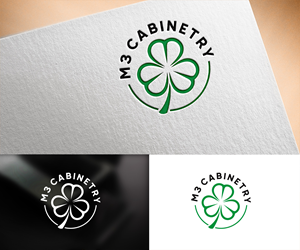 Logo Design by Vishak vasu for M3 Cabinetry | Design: #34769121