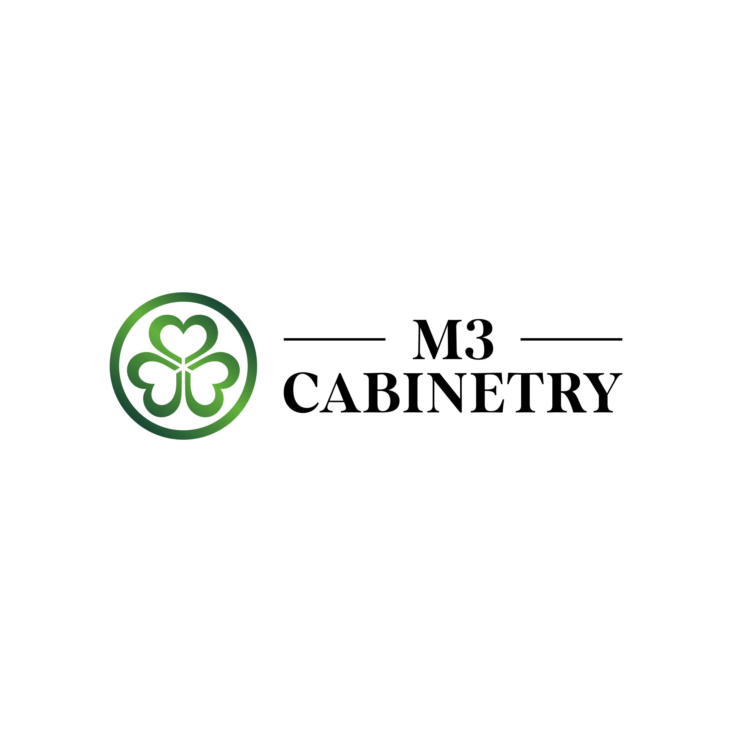 Logo-Design von Arya Stark für M3 Cabinetry | Design #34751998