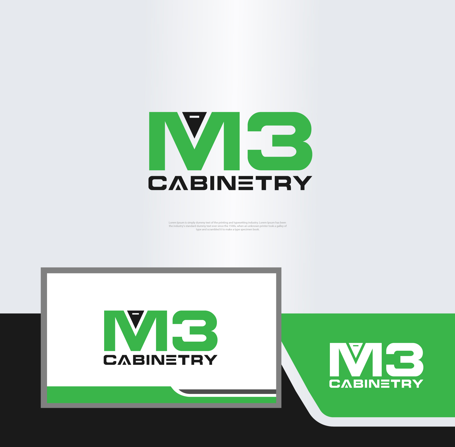 Logo-Design von Cool-Designer für M3 Cabinetry | Design #34735930