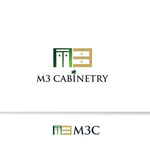 Logo Design by megamen for M3 Cabinetry | Design: #34735298