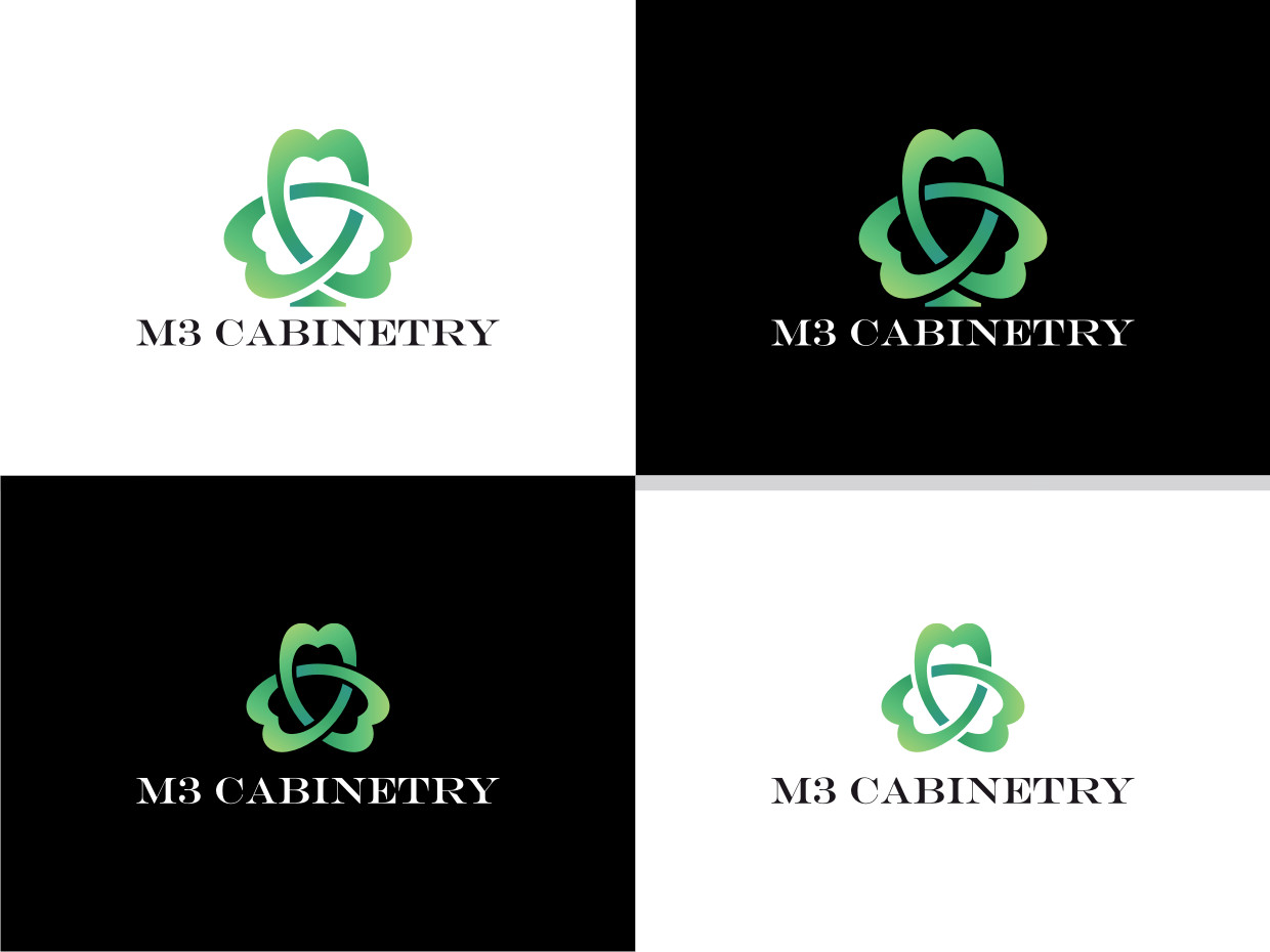 Logo Design by Atvento Graphics for M3 Cabinetry | Design #34753782