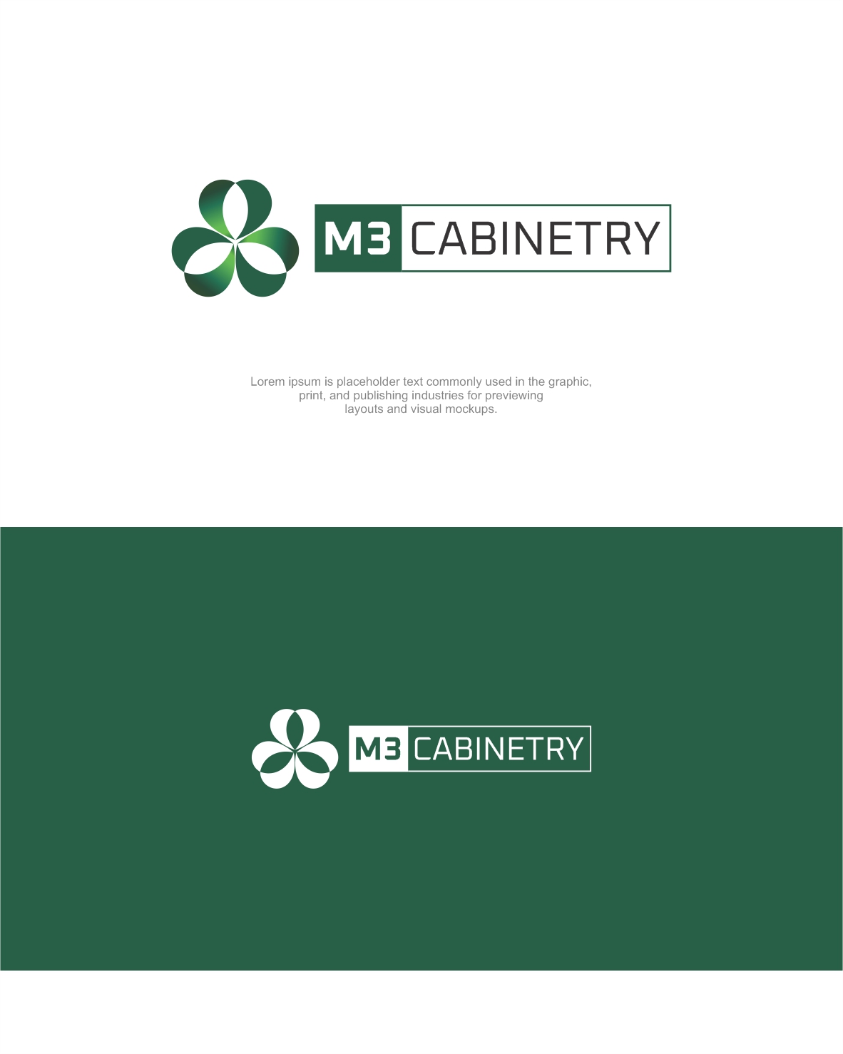 Logo-Design von momo57 für M3 Cabinetry | Design #34767434