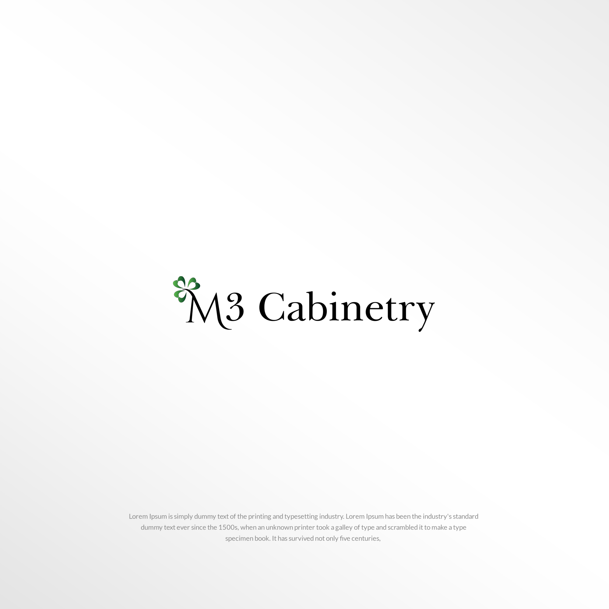 Logo Design by SL Designer for M3 Cabinetry | Design #34730334