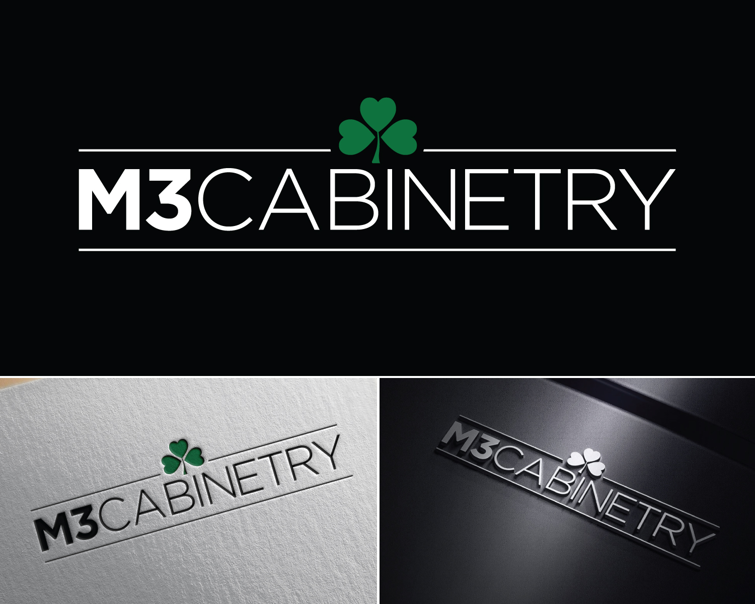 Logo Design by Atec for M3 Cabinetry | Design #34729823