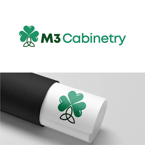 Logo Design by fly  design for M3 Cabinetry | Design: #34731530