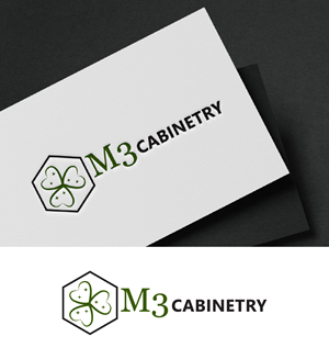 Logo Design by fly  design for M3 Cabinetry | Design: #34731532