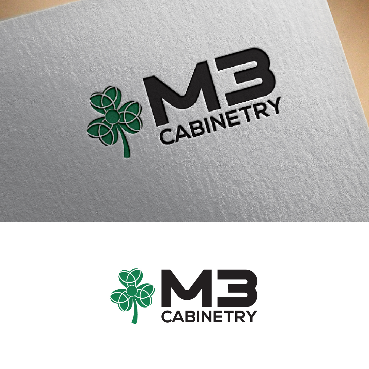 Logo Design by fly  design for M3 Cabinetry | Design #34731533