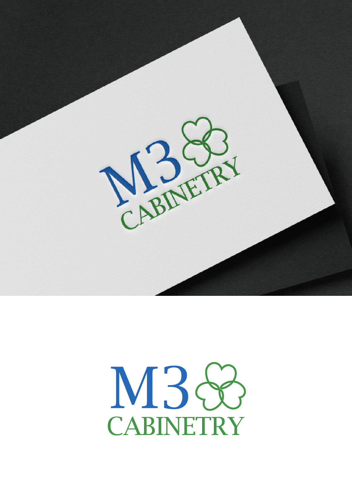Logo Design by fly  design for M3 Cabinetry | Design #34731536