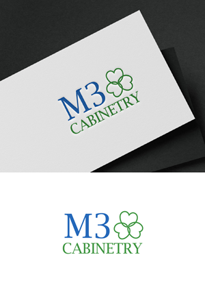Logo Design by fly  design for M3 Cabinetry | Design: #34731536