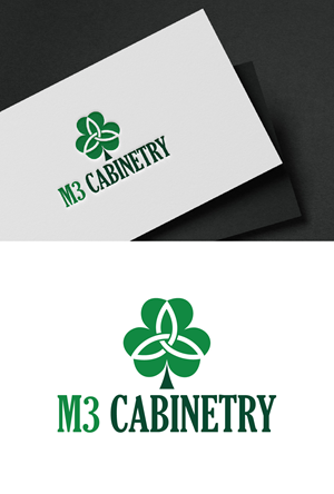 Logo Design by fly  design for M3 Cabinetry | Design: #34731537
