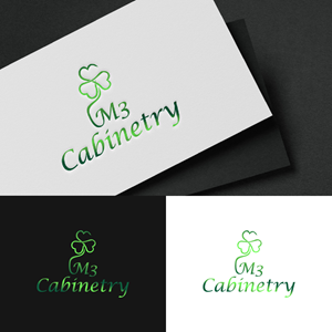 Logo Design by fly  design for M3 Cabinetry | Design: #34731538