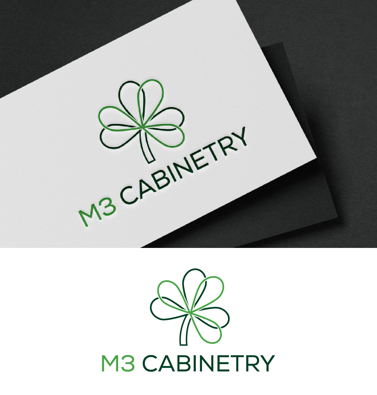 Logo Design by fly  design for M3 Cabinetry | Design #34731542