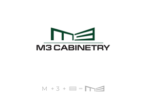 Logo Design by iamrady for M3 Cabinetry | Design: #34752722