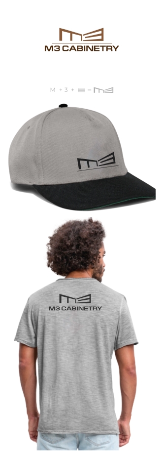 Logo Design by iamrady for M3 Cabinetry | Design #34752723