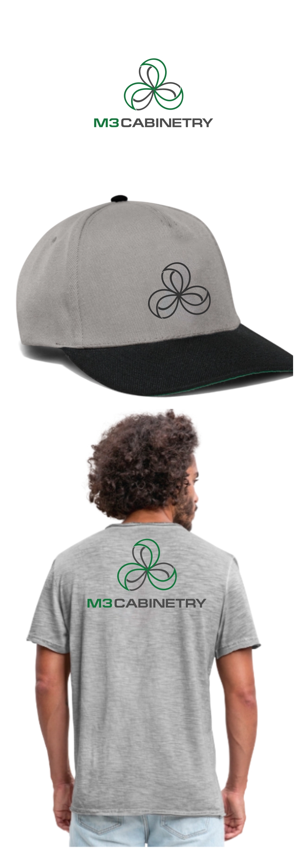 Logo Design by iamrady for M3 Cabinetry | Design #34752828