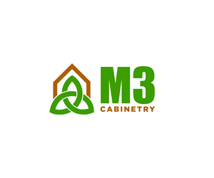 Logo Design by Ansh Design for M3 Cabinetry | Design: #34730915