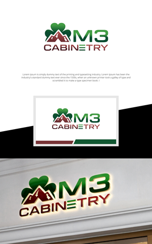 Logo Design by SigmaStudio for M3 Cabinetry | Design: #34736511