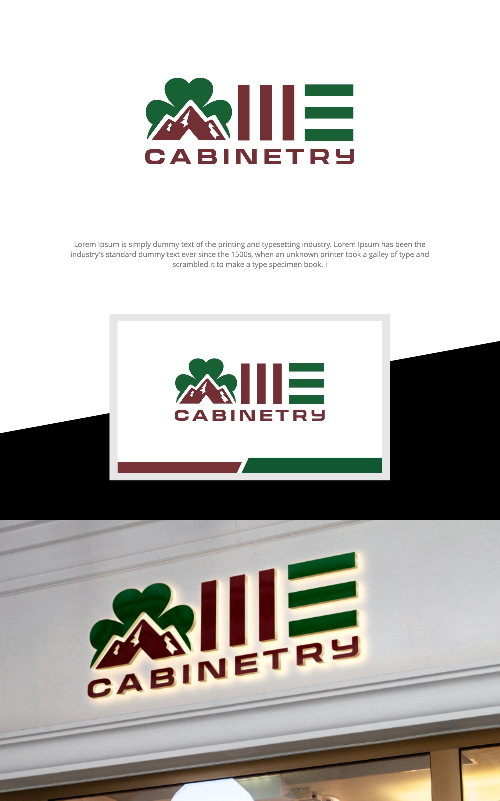 Logo Design by SigmaStudio for M3 Cabinetry | Design #34736512