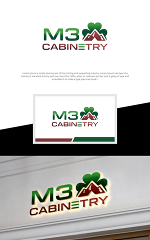 Logo Design by SigmaStudio for M3 Cabinetry | Design: #34736513