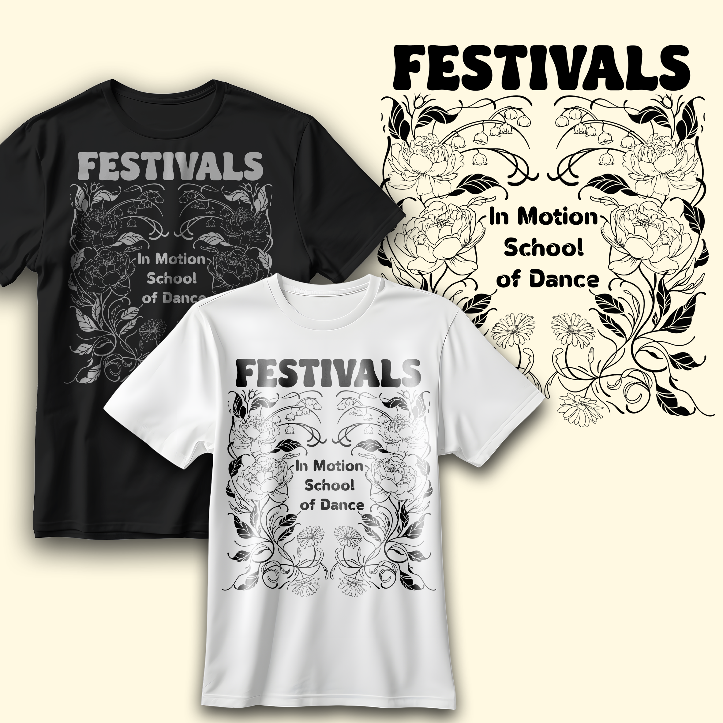 T-shirt Design by Fortunate Studio for In  Motion School of Dance | Design #34739995