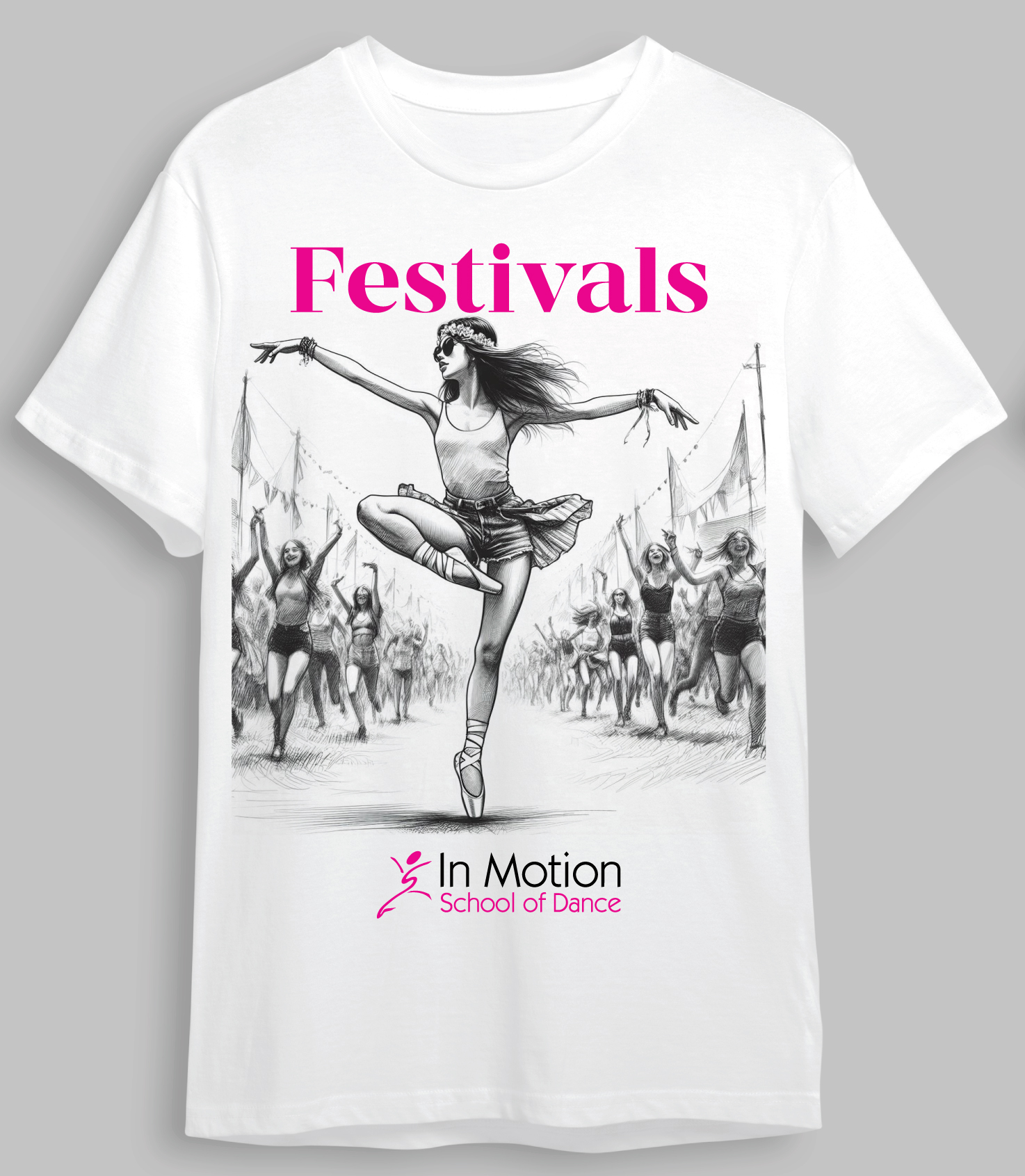 T-shirt Design by 4 4 for In  Motion School of Dance | Design #34730294