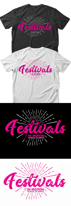 Dance Showcase "Festivals" TShirt Design