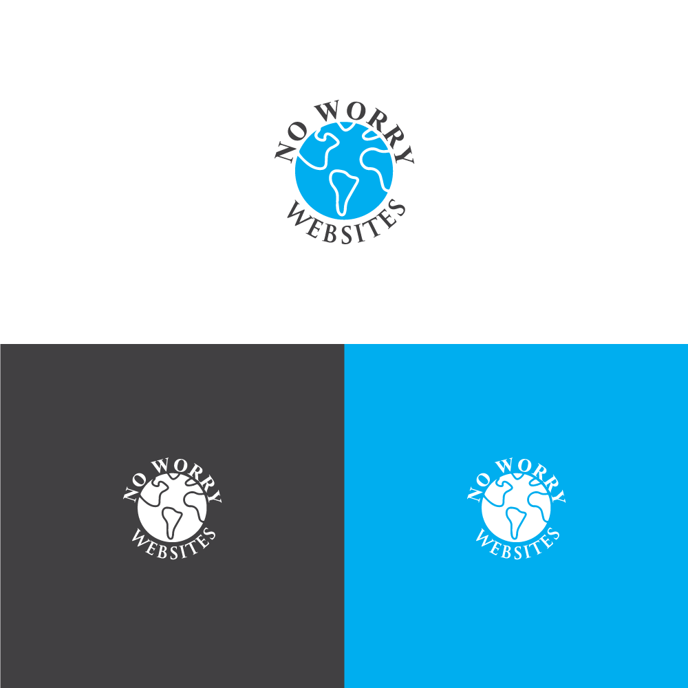 Logo Design by Raselake for No Worry Websites | Design #34738328