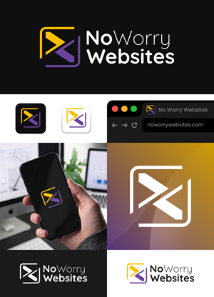 Logo-Design von Aezakmi für No Worry Websites | Design: #34779643