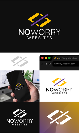 Logo-Design von Aezakmi für No Worry Websites | Design: #34779650