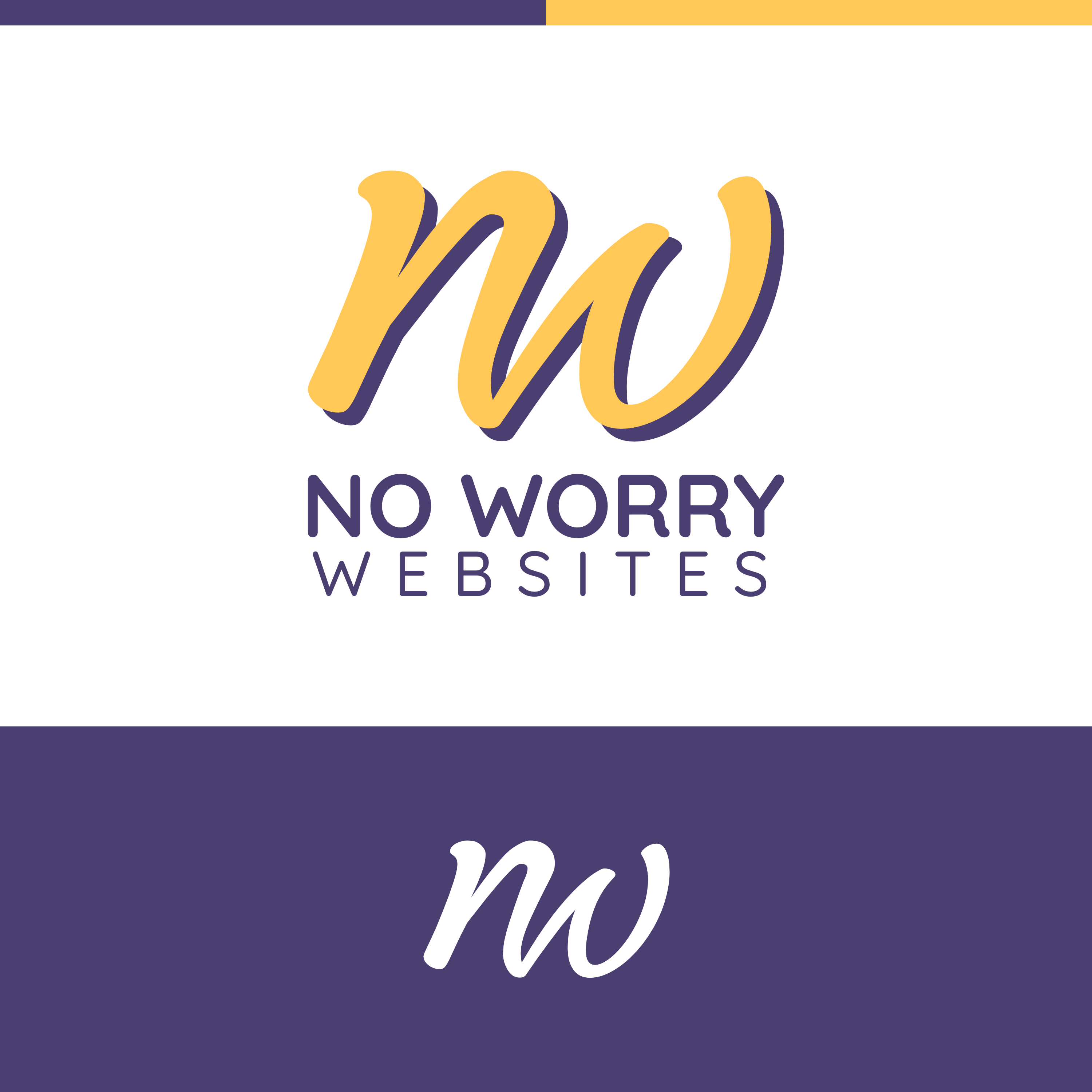 Logo Design by Vectique for No Worry Websites | Design #34733669