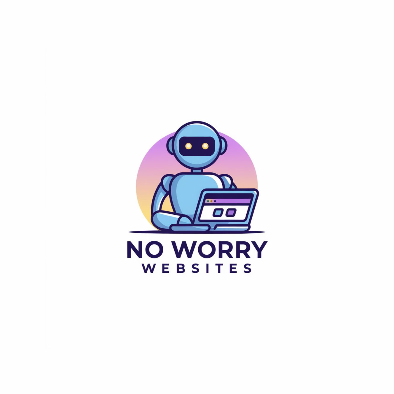 Logo Design by KING JM for No Worry Websites | Design #34760124