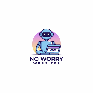 Logo Design by KING JM for No Worry Websites | Design: #34760124
