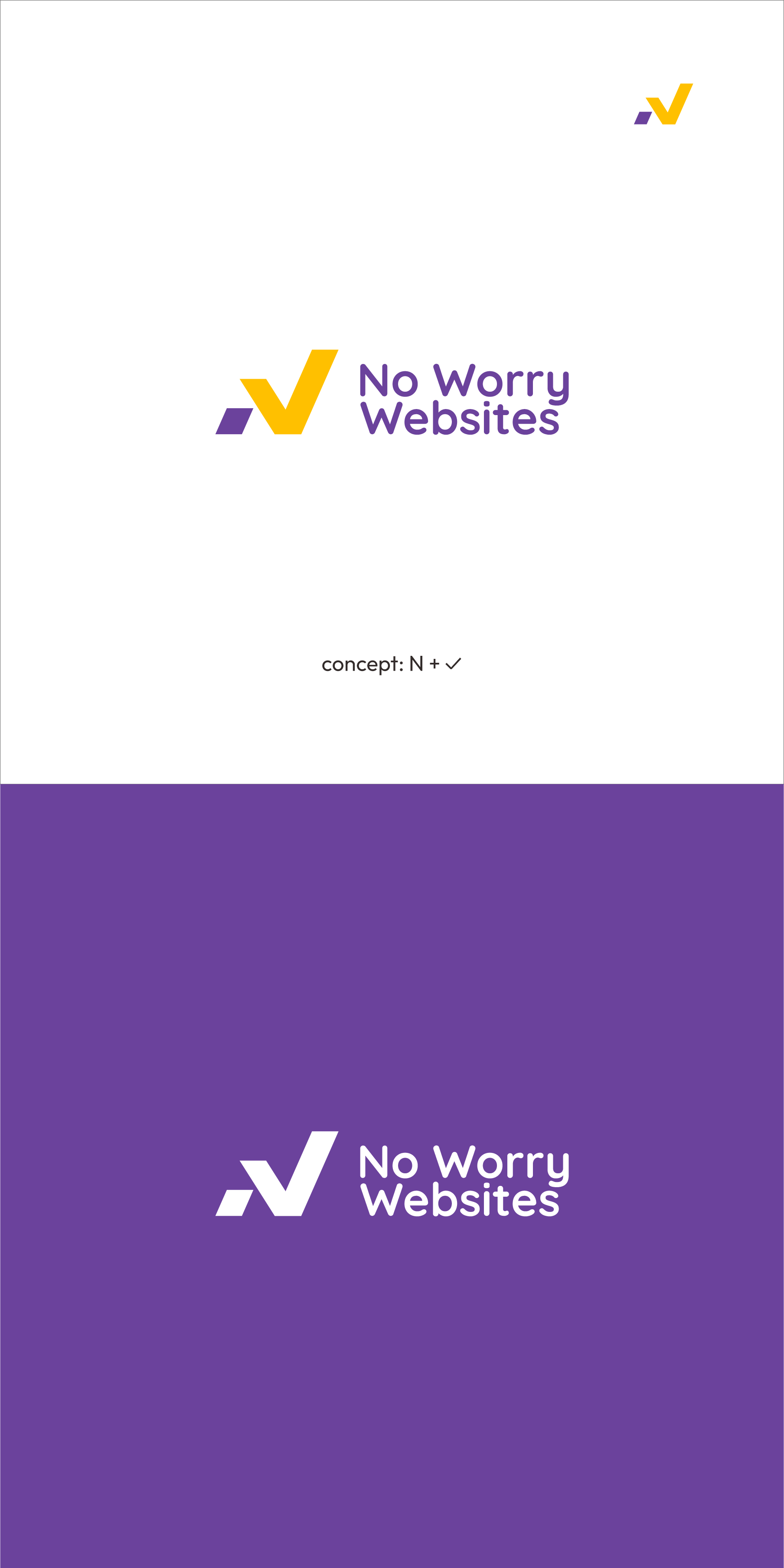 Logo-Design von Oxomiya für No Worry Websites | Design #34758123