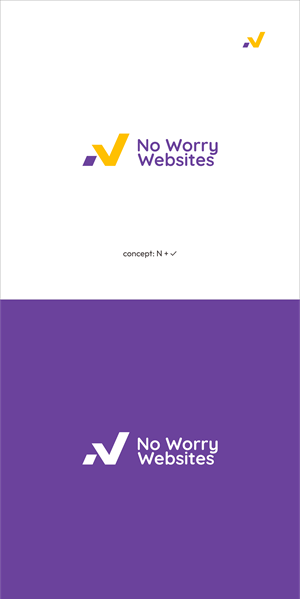 Logo Design by Oxomiya for No Worry Websites | Design: #34758123