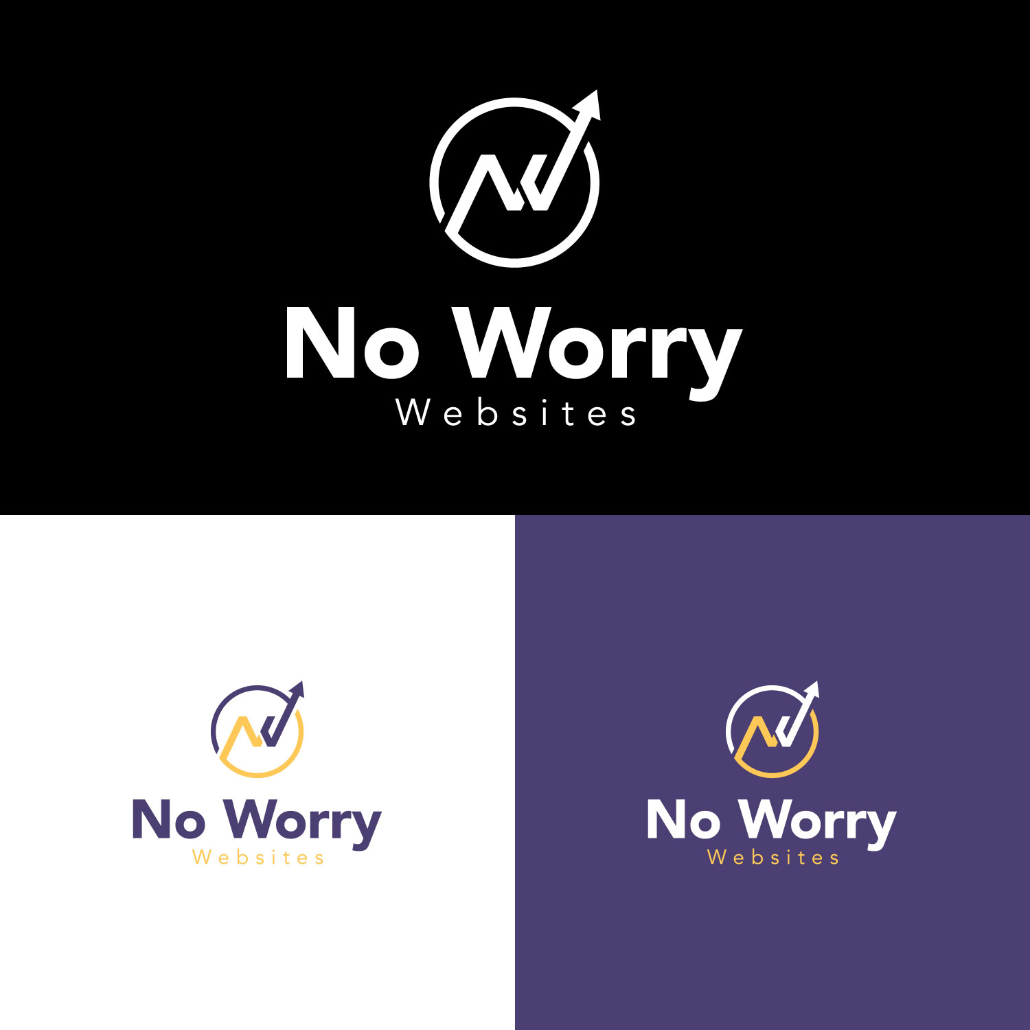 Logo Design by FarjanaTonni for No Worry Websites | Design #34731137