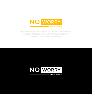 Logo Design by Barokahe guse for No Worry Websites | Design: #34743439