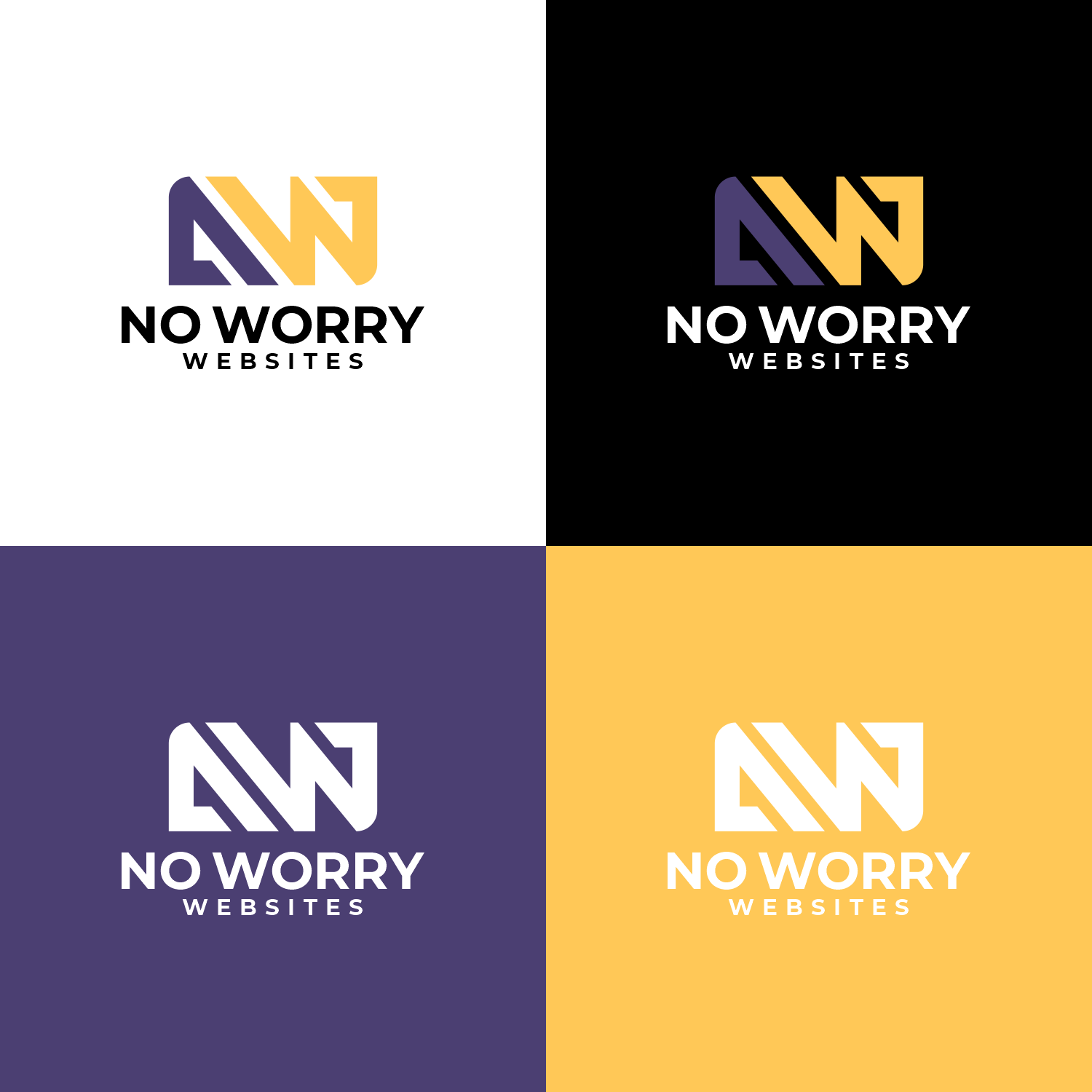Logo Design by 16surya for No Worry Websites | Design #34731279