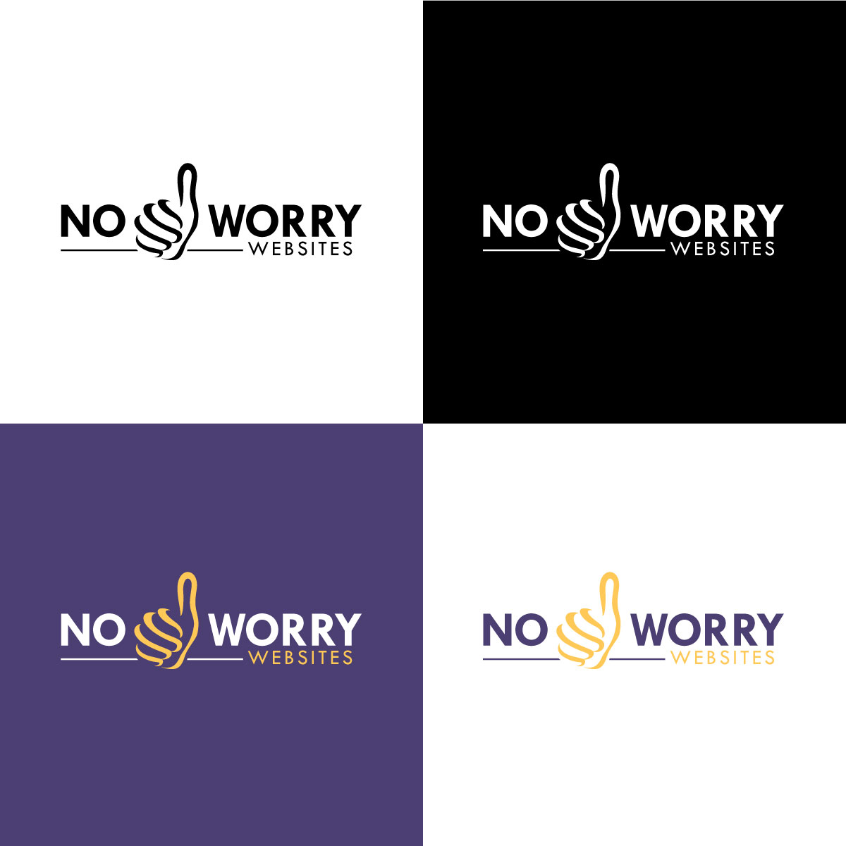Logo-Design von Alex Henry für No Worry Websites | Design #34776338