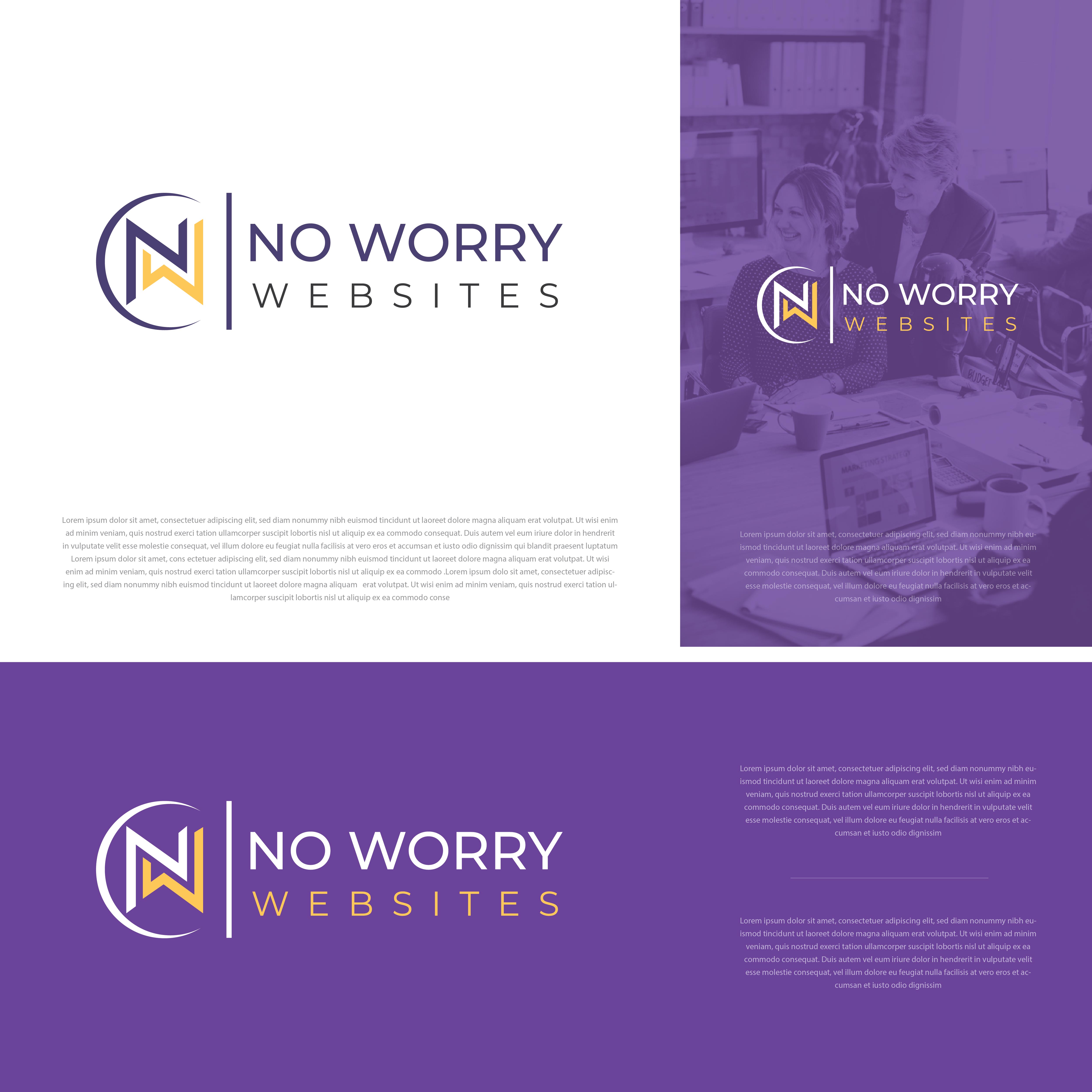 Logo-Design von Logo Maker Zone für No Worry Websites | Design #34774745