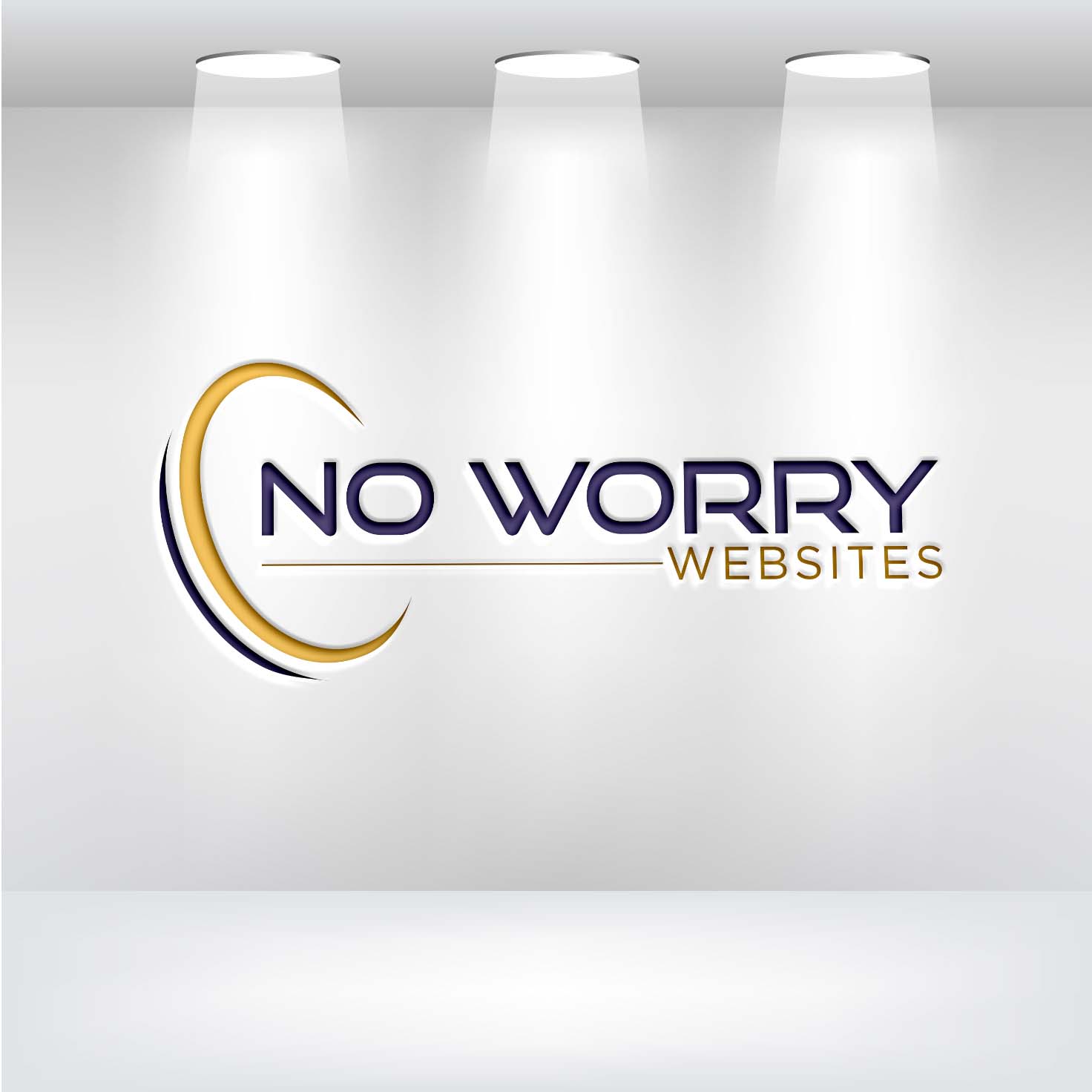 Logo Design by GeekGroup for No Worry Websites | Design #34735463