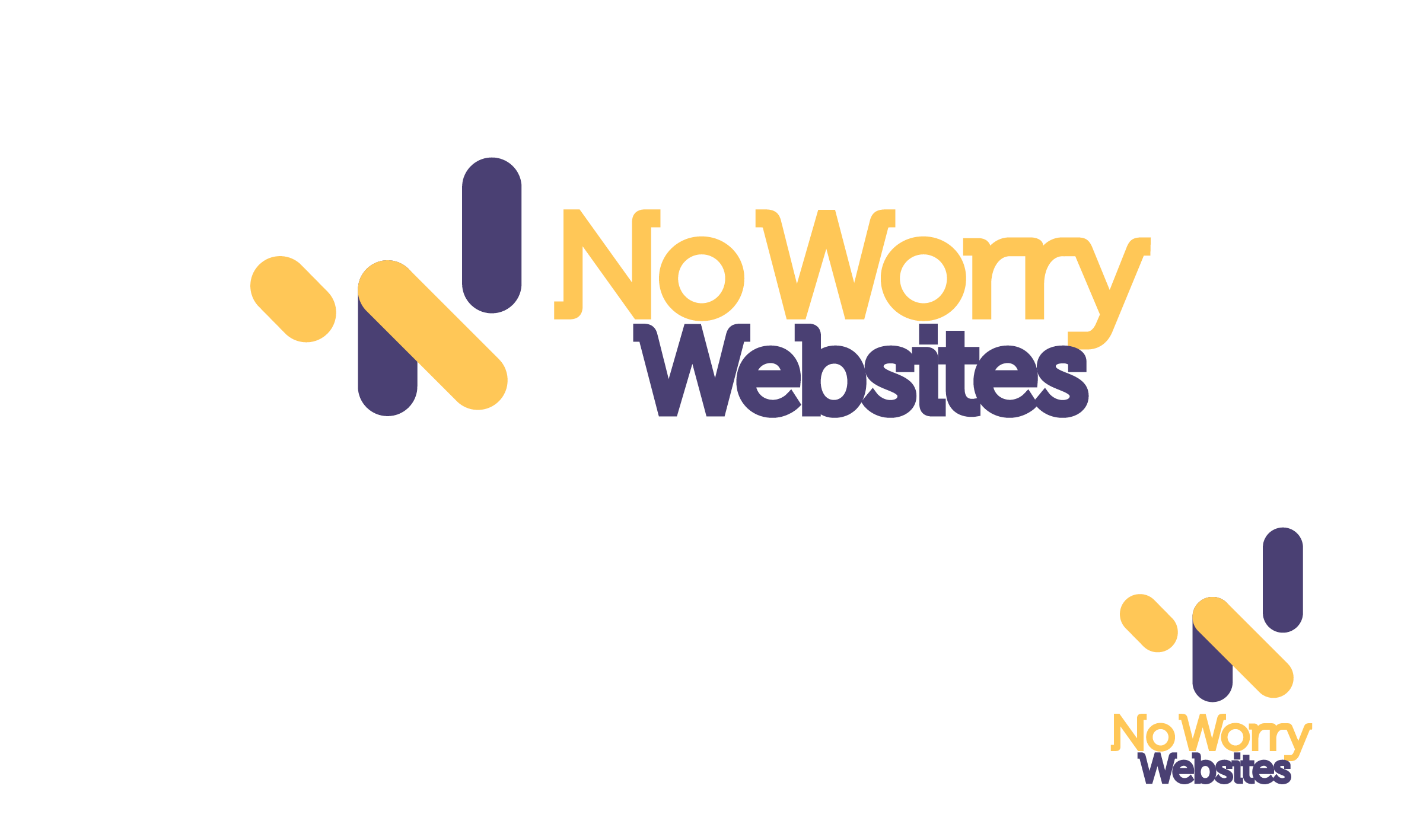 Logo Design by patriciaparadesign for No Worry Websites | Design #34772376