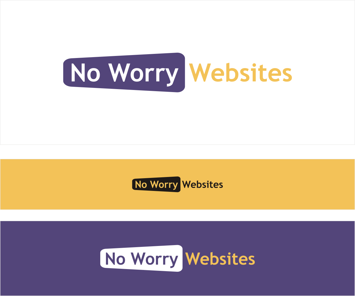 Logo-Design von f i l d a für No Worry Websites | Design #34769627
